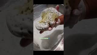 Pinalen Comet Sponge Squeeze 🧽 satisfying cleantok spongesqueeze suds [upl. by Akinajnat398]