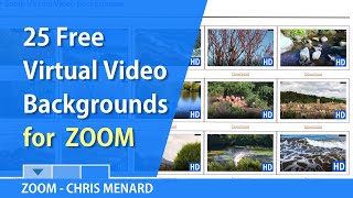 Zoom  25 free virtual video backgrounds by Chris Menard [upl. by Cherian717]