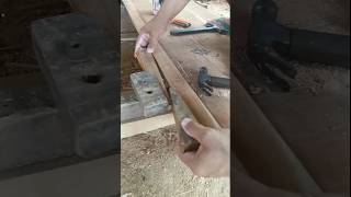 close the glued boards together fyp virals carpenter woodworking [upl. by Kcireddor]