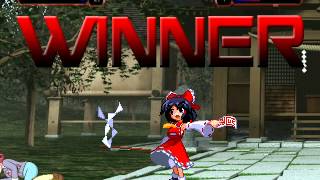 MUGEN Preview Reimu Crosses the Border [upl. by Annorah]