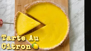 TARTE AU CITRON SUPER FACILE ET RAPIDE🍋 [upl. by Neeka]