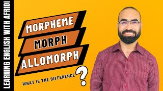 Morpheme Morph and Allomorph Whats the Difference [upl. by Converse23]