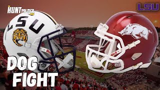 Can LSU Survive the Dog Fight Against Arkansas  Blake Bakers Scheme Against Hogs [upl. by Ahselrac491]