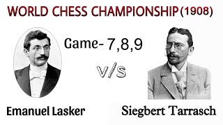 Lasker vs Tarrasch world chess championship1908  chess world cup  best chess games chess short [upl. by Cullie]