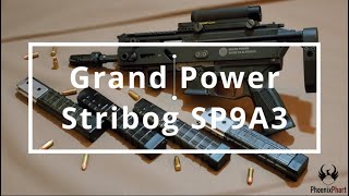 Grand Power Stribog SP9A3 Shooting Demonstration [upl. by Huebner584]