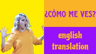 ¿CÓMO ME VES  Soy Luna  LYRICS AND ENGLISH TRANSLATION [upl. by Eentruok412]