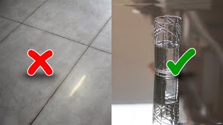 Glossy TILE Restoration System  CLEAN  POLISHING  PROTECTION [upl. by Elleinad]