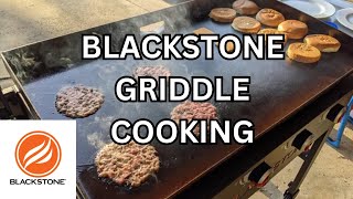 Blackstone Cooking Burger Tacos  Griddle Cooking on the Flat top Grill Recipes [upl. by Greabe206]