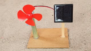 Cómo Hacer Un Ventilador Solar Casero  Proyecto Escolar [upl. by Greabe764]