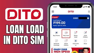 How To Loan Load In Dito Sim [upl. by Chuck]