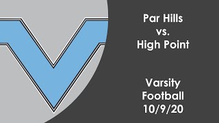 Parsippany Hills vs High Point Varsity Football October 9th 2020 [upl. by Llewon]