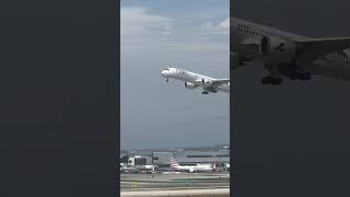 ITA Airways A350 takeoff for Rome Italy [upl. by Litman]