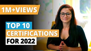 Top 10 Certifications For 2022  Highest Paying Certifications  Best IT Certifications Simplilearn [upl. by Nesline954]