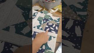 Sewing fast and now unpicking Glad I spotted it shorts sewing quilt [upl. by Inalaehak383]