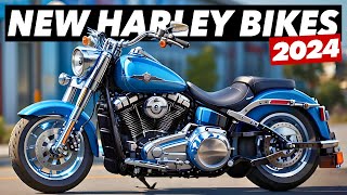 7 New Harley Davidson Motorcycles For 2024 [upl. by Annahc]