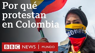 ¿Qué provocó la ola de protestas en Colombia  BBC Mundo [upl. by Anoet]