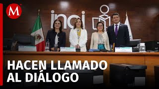 INAI propone Plan D para proteger su autonomía y la transparencia en México [upl. by Tove591]