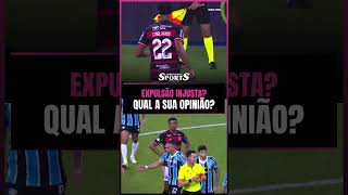 🚨‼️EXPULSÃO JUSTA CARLINHOS LEVA VERMELHO E DEIXA O FLA COM UM A MENOS viralvideo [upl. by Laitselec]