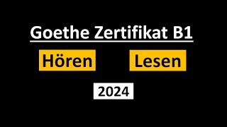 Goethe Zertifikat B1 Hören Lesen Modelltest mit Antworten am Ende  Vid  239 [upl. by Hillie]