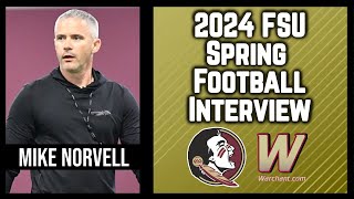 Mike Norvell Spring Practice Opening Day Interview  FSU Football  Warchant TV FSU [upl. by Eng408]