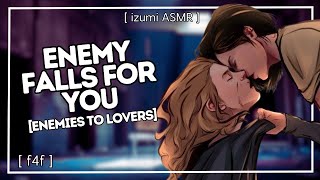 ASMR enemy falls for you enemies to lovers dystopian f4f kiss [upl. by Norvil]