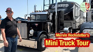 Mervin Hochstetlers Mini Big Rig Semi Truck Tour [upl. by Icnarf]