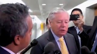 The reporter did not expect to hear this from Lindsey Graham [upl. by Nivloc]