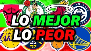 LO MEJOR Y LO PEOR DE CADA EQUIPO NBA [upl. by Allista]