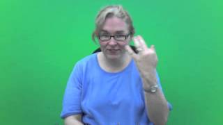 Irish Sign Language for I am fine thank you [upl. by Nilpik580]