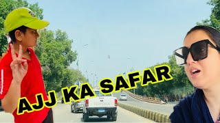 Ajj ka safar  ghar se ghar tak   humi siddiqui   daily vlog   on the way [upl. by Ennasor]