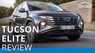 Hyundai Tucson Elite 2021 Review carsalescomau [upl. by Arag]