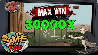 MAX WIN W POLSKIM KASYNIE ONLINE Mnożnik 30000x na slocie Skate or Die [upl. by Magill249]