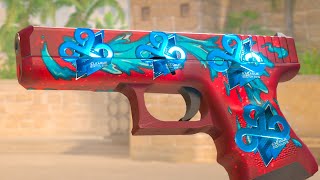 Glock18  Water Elemental STICKER COMBINATION  CS 2 [upl. by Rettig]