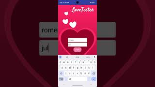 Love Tester App [upl. by Puduns]