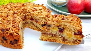 APPLE CAKE REVOLUTION Make Delicious Apfelkuchen WITHOUT Flour [upl. by Osithe]