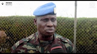 Beni Message du Gén div Khar Diouf Commandant pi de la Force de la MONUSCO [upl. by Alvie]