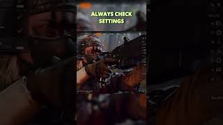 ALWAYS RECHECK YOUR SETTINGS Call of Duty Black Ops 6 [upl. by Aluk]