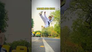 Learn 540 kick‼️easy kick tutorial [upl. by Eirak]