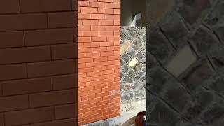 Effect of Nanosil waterproofing on bricks wall amp stone of 20 Microns Construction chemicals 20MCC [upl. by Ardel]