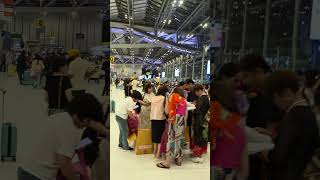 Panoramic View Inside Suvarnabhumi Airport Bangkok Thailand ✈️🇹🇭 [upl. by Schroth]