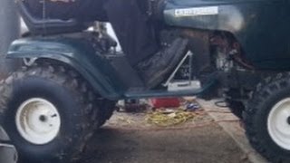 Pro Grade Gas Pedal for Mud Mower [upl. by Kannav]