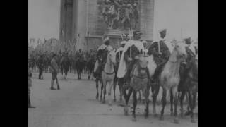 Victory Parades in Paris and Brussels 1919 [upl. by Seedman]