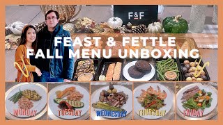 FEAST amp FETTLE UNBOXING 🥗 Home Cooked Meals Without The Cooking  Marchmalloworld [upl. by Asyar]