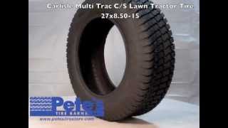 Carlisle Multi Trac CS Lawn Tractor Tire 27x85015 4 Ply [upl. by Nairrad]