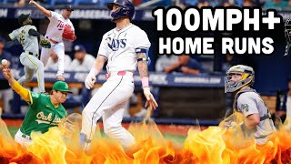 MLB  100MPH Fastballs Being CRUSHED For Home Runs [upl. by Boot]