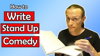 How to write a 5 minute stand up comedy set [upl. by Tomasina]