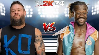 WWE 2K24 KEVIN OWENS VS KOFI KINGSTON [upl. by Aleahpar]