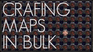 Path of Exile crafting  Crafting and corrupting a bunch of T16 maps [upl. by Biegel541]