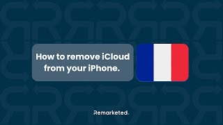 Comment supprimer iCloud de votre iPhone  French [upl. by Nylrehs886]