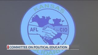 Labor leaders discuss political policies in Kansas [upl. by Ydnyc]